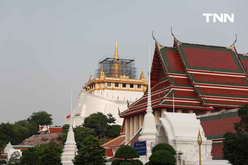 คืบหน้าใกล้แล้วเสร็จ บูรณปฏิสังขรณ์ องค์พระเจดีย์ภูเขาทอง คืบหน้าใกล้แล้วเสร็จ บูรณปฏิสังขรณ์ องค์พระเจดีย์ภูเขาทอง