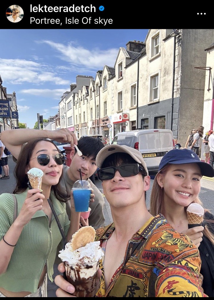 สกอตแลนด์เป็นสีชมพูเมื่อคู่รัก “อาเล็ก-โบว์ เมลดา” โพสต์ภาพเที่ยวทริปสุดหวาน สกอตแลนด์เป็นสีชมพูเมื่อคู่รัก “อาเล็ก-โบว์ เมลดา” โพสต์ภาพเที่ยวทริปสุดหวาน