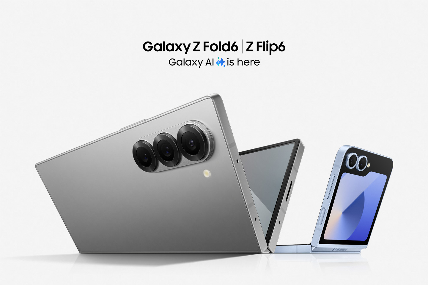 Samsung เปิดตัว Galaxy Z Fold 6 และ Z Flip 6 มาพร้อม AI ราคาเริ่ม 4.29 หมื่นบาท