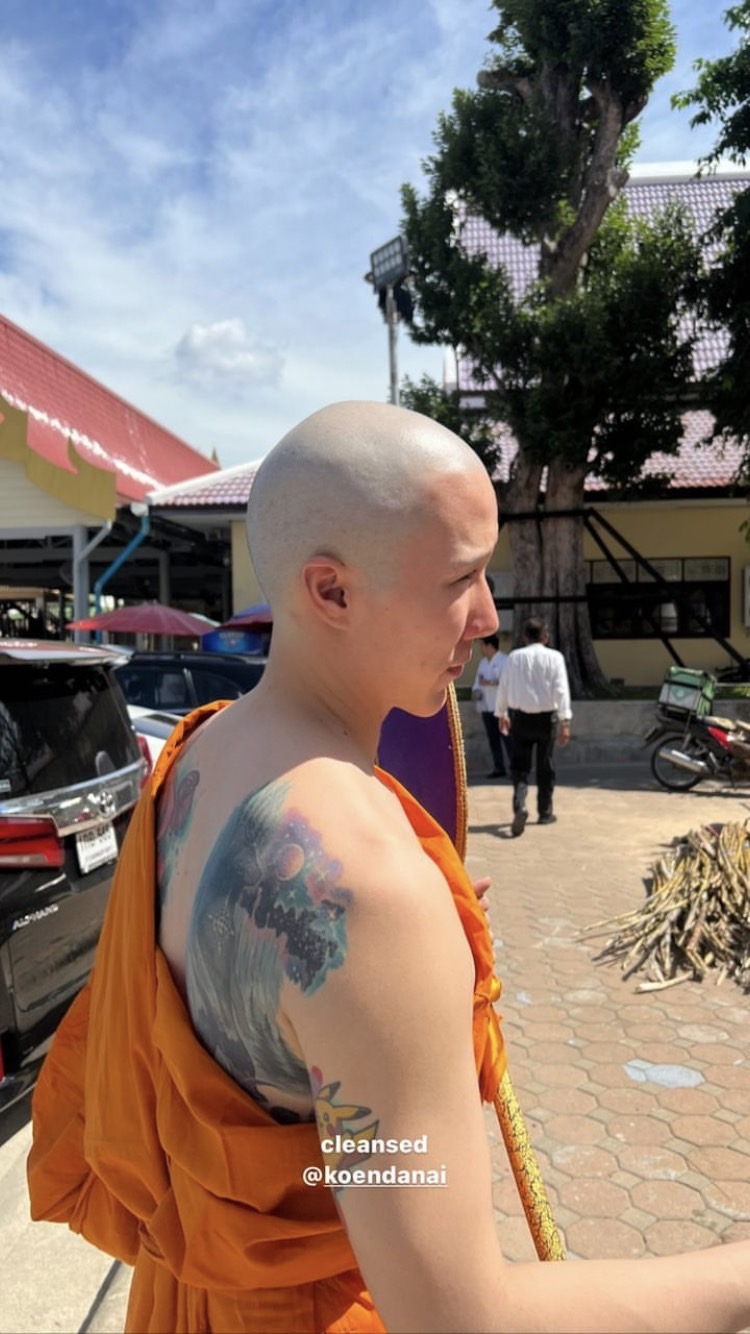 เขื่อน ภัทรดนัย ถือฤกษ์ดี เข้าพิธีอุปสมบทแล้ว