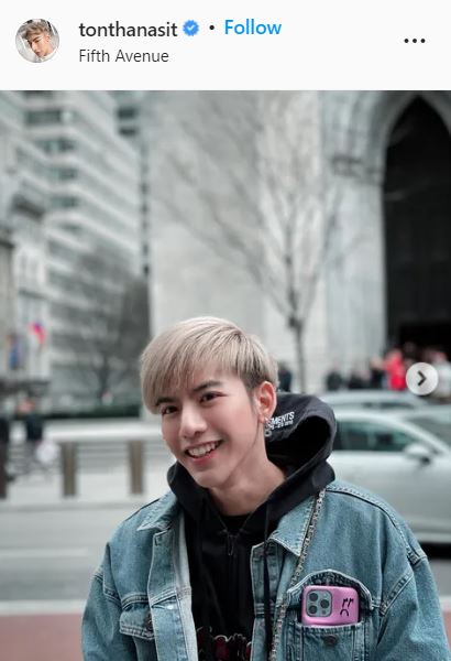 ต้น ธนษิต ชีวิตติ่งคอมพลีท! อวดคลิปโมเมนต์ได้จับมือ แจ็คสัน หวัง