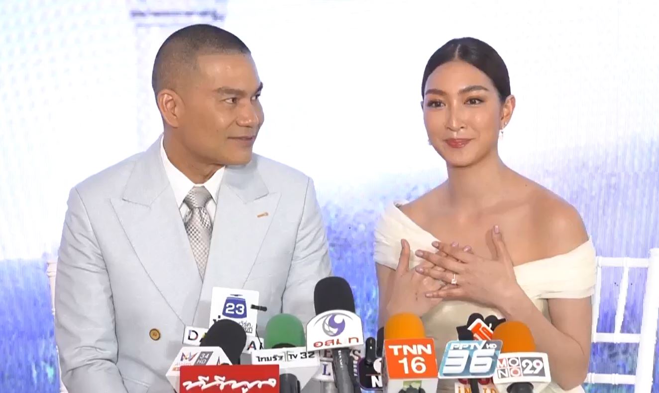 แพนเค้ก จูงมือ สารวัตรหมี ฉลองวิวาห์ชื่นมื่นอบอวลไปด้วยความรัก