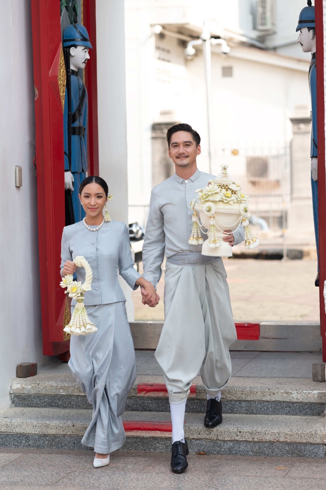 ประมวลภาพงานช่วงเช้า อนันดา-ณิชชา เข้าพิธีมงคลสมรสชื่นมื่น!