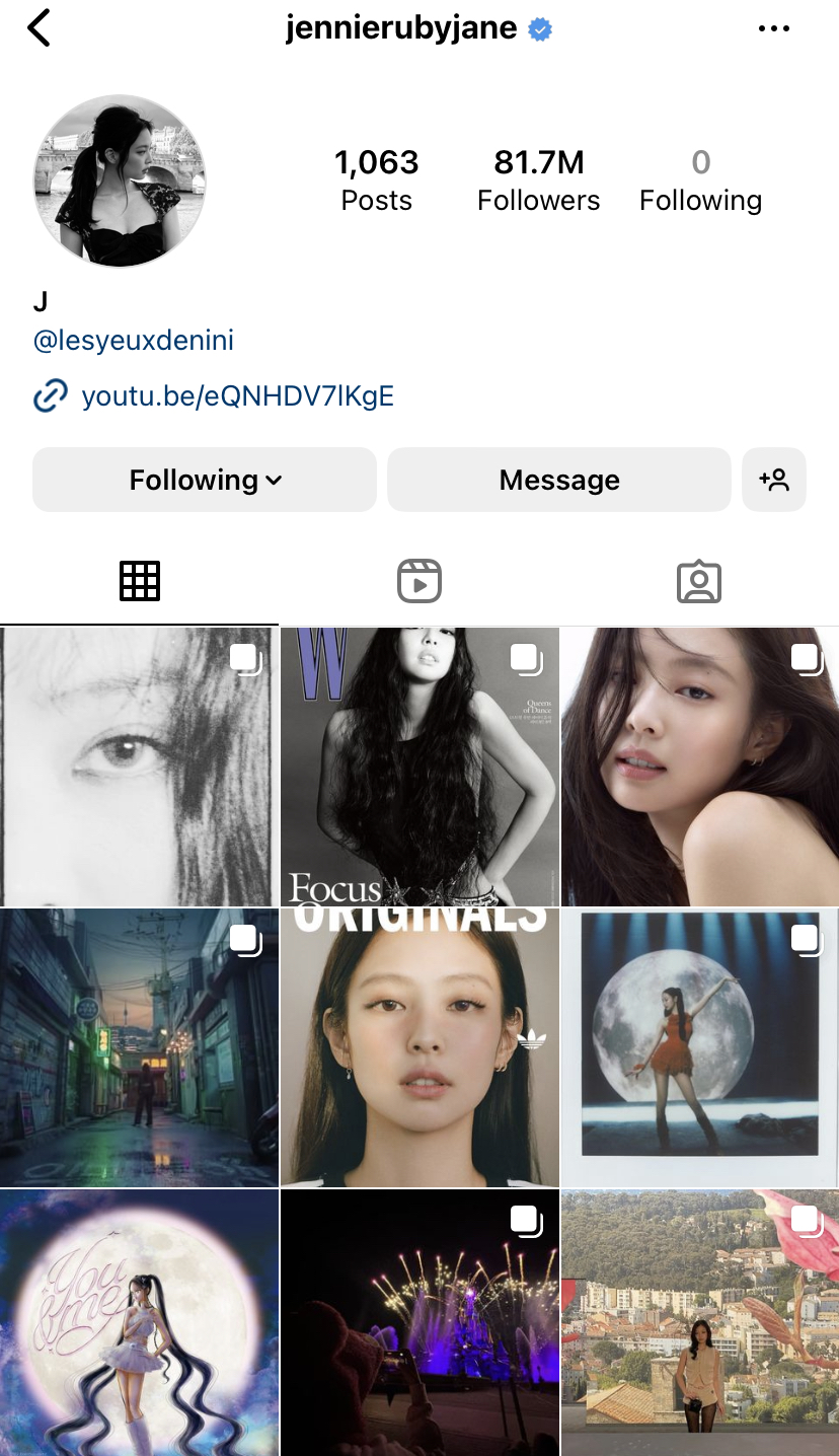 ศิลปิน K-pop ที่มียอดฟอล IG มากที่สุด