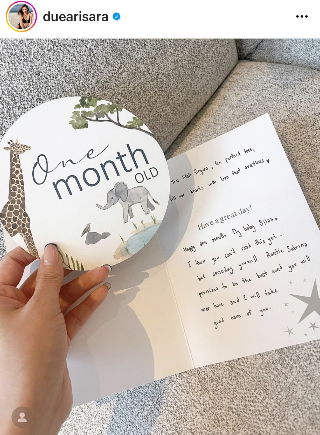 ดิว อริสรา อวดภาพน่ารัก น้องไซลาส ครบ 1 เดือน หลายอารมณ์ใน 5 นาที 