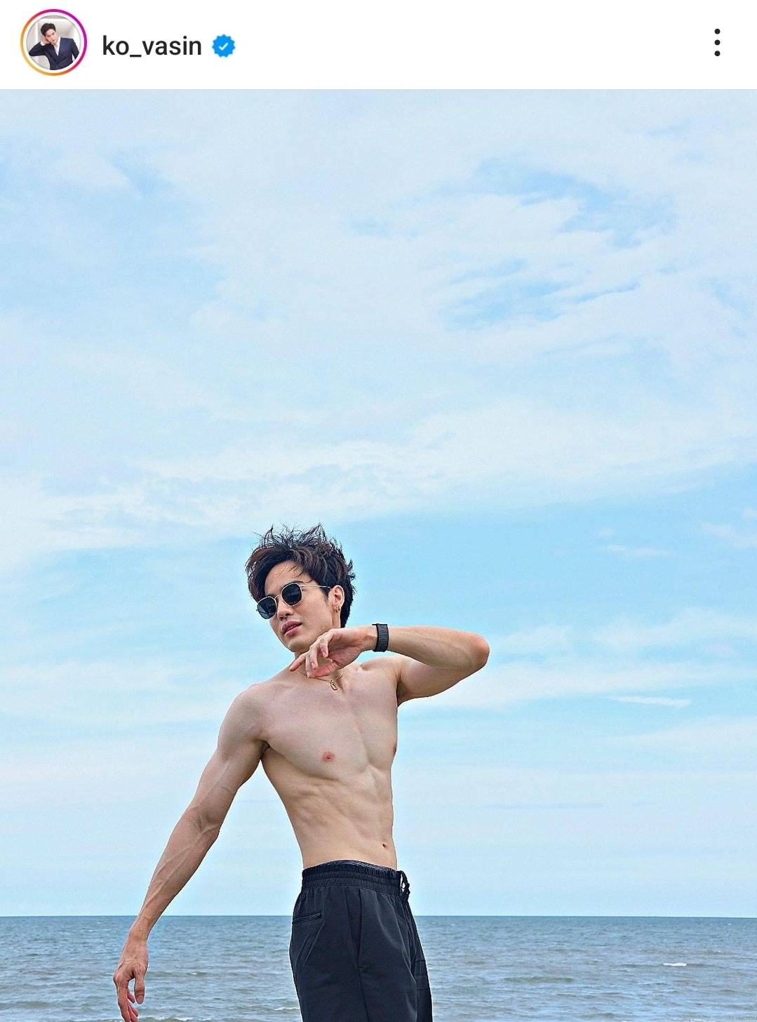 โก้ วศิน แฟนสาวไม่หวง หลัง ถอดเสื้อโชว์หุ่น 