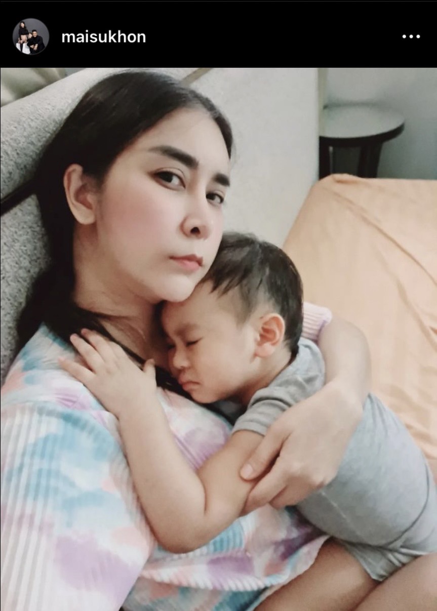 ใหม่ สุคนธวา โพสต์อยากหนีไปบวช หลังทนพฤติกรรมลูกไม่ได้