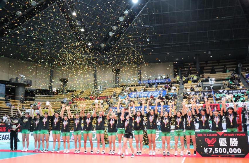 สุดยอด! ทัดดาวตบ17แต้มช่วย 'เจทีฯ' พลิกชนะ 'โทเรย์' ซิวแชมป์ลูกยางลีกญี่ปุ่น