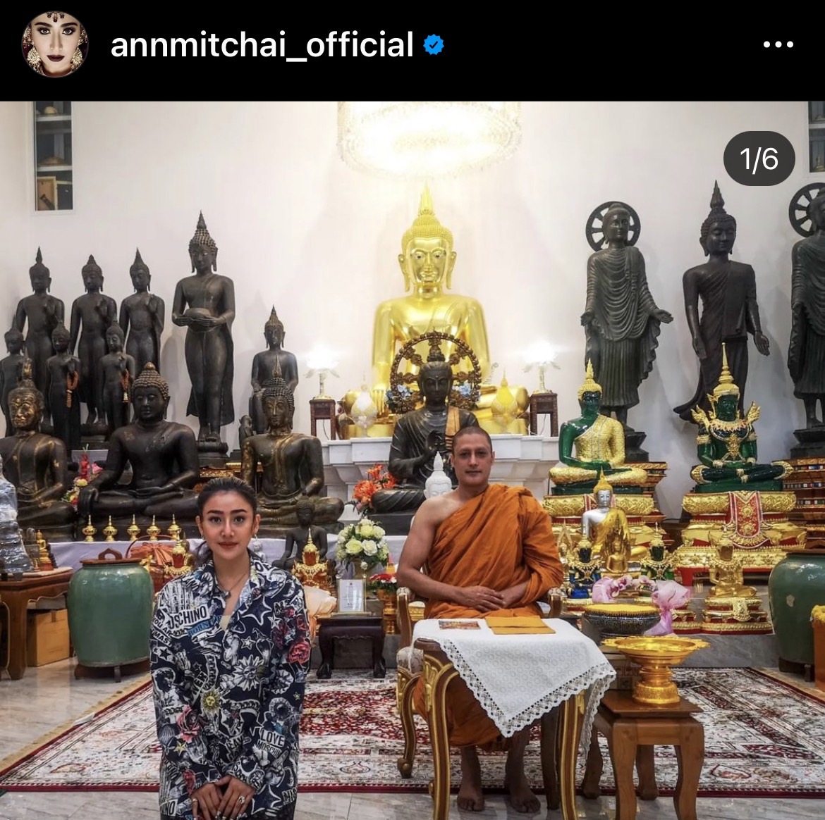 แอน มิตรชัย เผยภาพมีโอกาสถวายเพล พระกากัน มาลิค แอน มิตรชัย เผยภาพมีโอกาสถวายเพล พระกากัน มาลิค