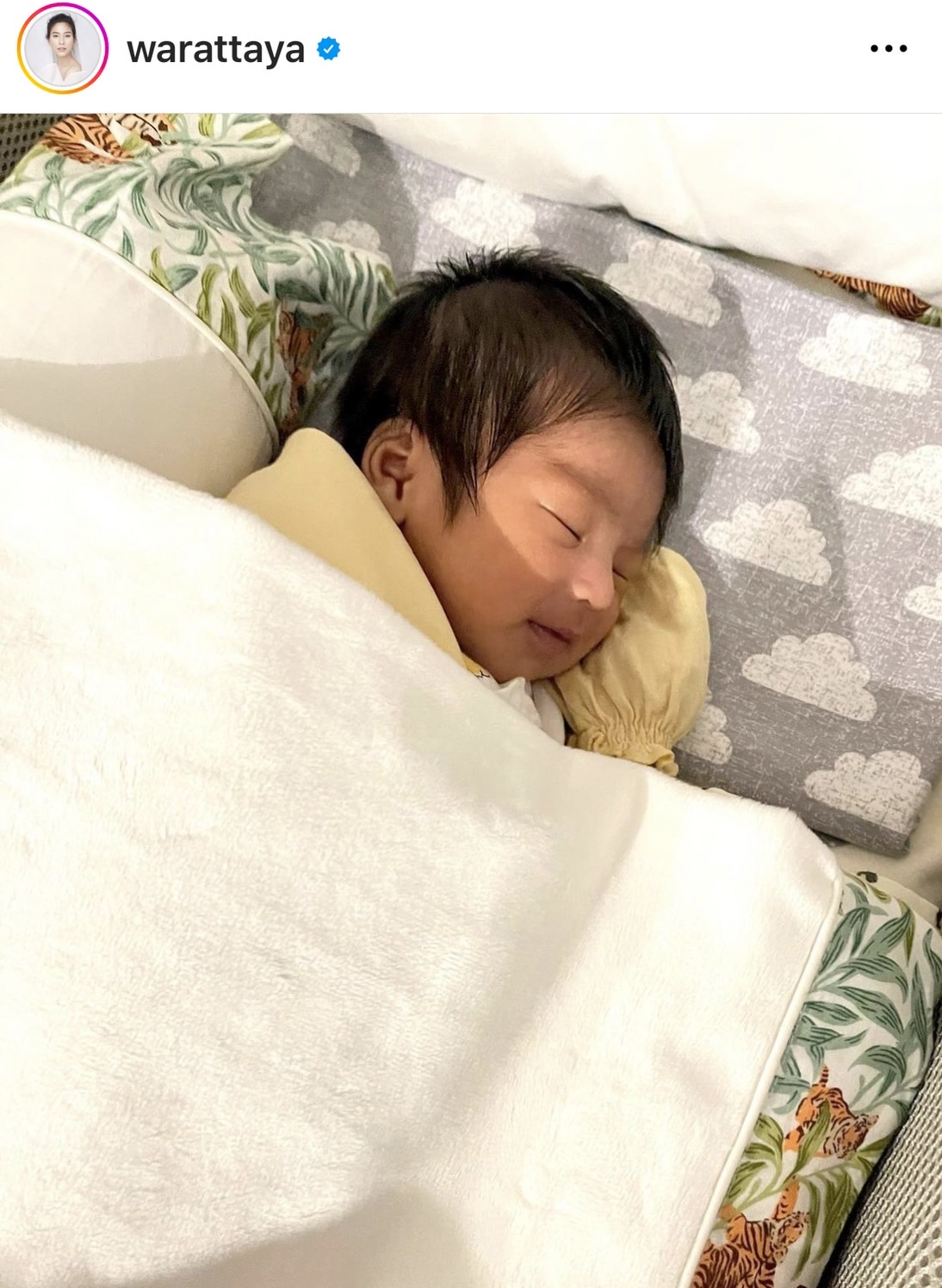 จุ๋ย เผยภาพคุณพ่อป้ายแดง พุฒ ดูแลลูกน้อย น้องพีร์เจ 