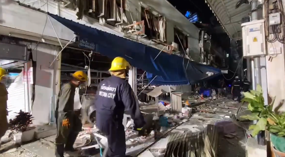 ด่วน! เกิดเหตุระเบิดที่พัทยากลาง เสียหายยับ มีผู้บาดเจ็บสาหัส