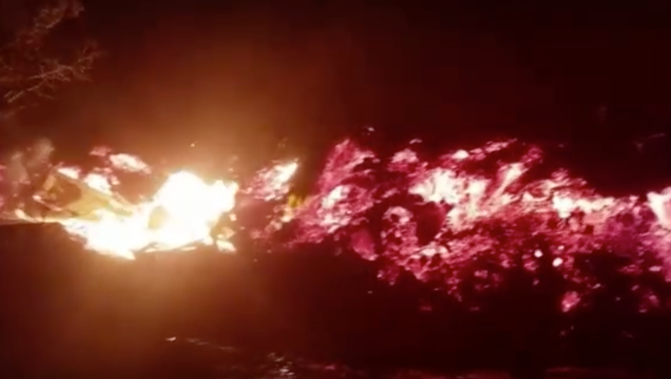 ลาวาภูเขาไฟคองโกไหลท่วมบ้านเรือน แห่อพยพหนีตาย