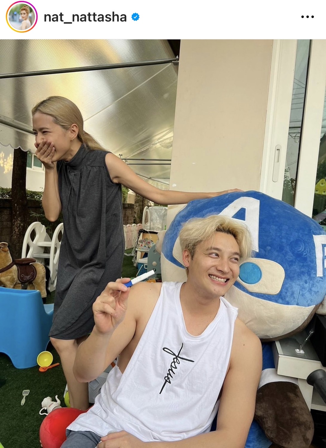 แนท ณัฐชา เซอร์ไพรส์ของขวัญวันเกิดสามี  แจ้งข่าวดีตั้งครรภ์ลูกคนที่ 2