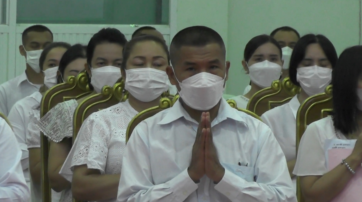 คณะสงฆ์จังหวัดกระบี่  เจริญพระพุทธมนต์ เจริญจิตตภาวนา ถวายแด่ เจ้าฟ้าพัชรกิติยาภาฯ