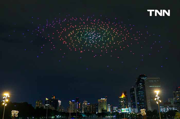 โดรนแปลอักษร งาน อว.แฟร์ 500 ลำ โชว์ความก้าวหน้าฝีมือเด็กไทย