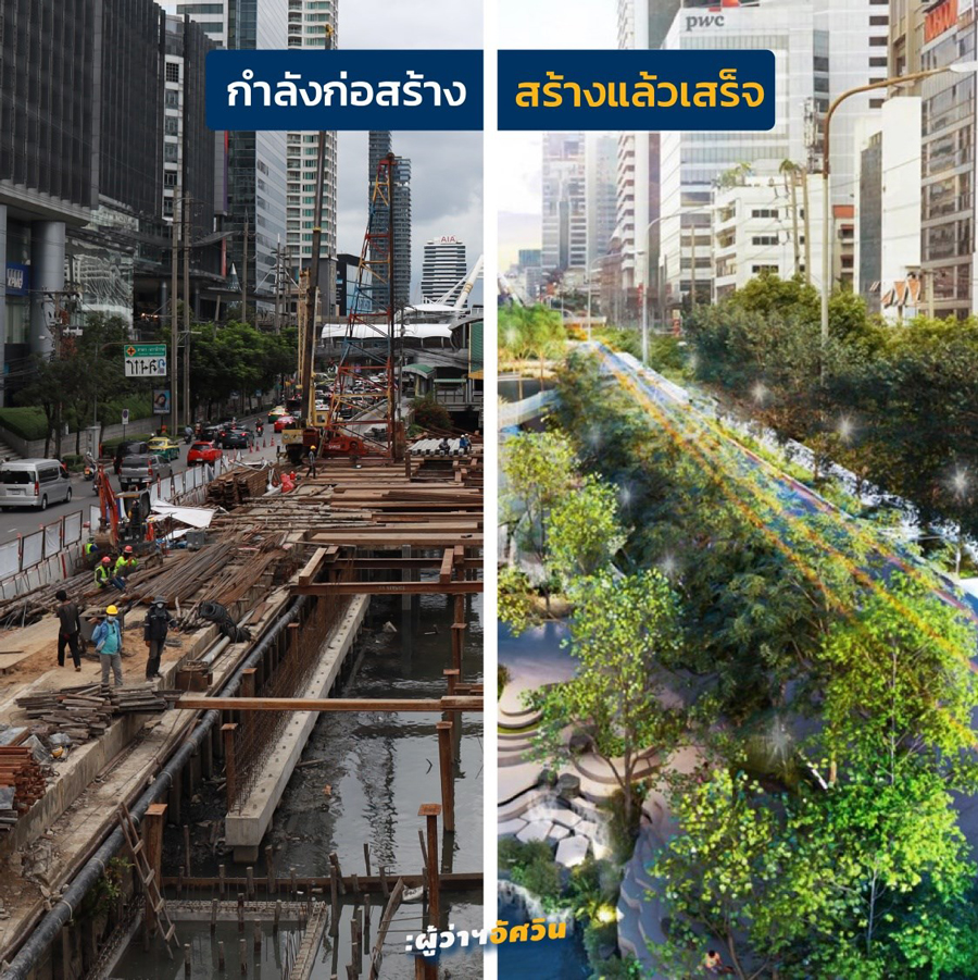 เปิดภาพ สวนสาธารณะคลองช่องนนทรี เตรียมให้บริการเฟสแรก 25 ธ.ค.นี้
