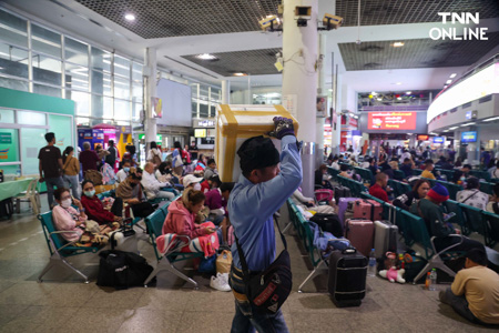 หมอชิต 2 คึกคัก ปชช. ทยอยเดินทางกลับบ้านช่วงเทศกาลปีใหม่ หมอชิต 2 คึกคัก ปชช. ทยอยเดินทางกลับบ้านช่วงเทศกาลปีใหม่