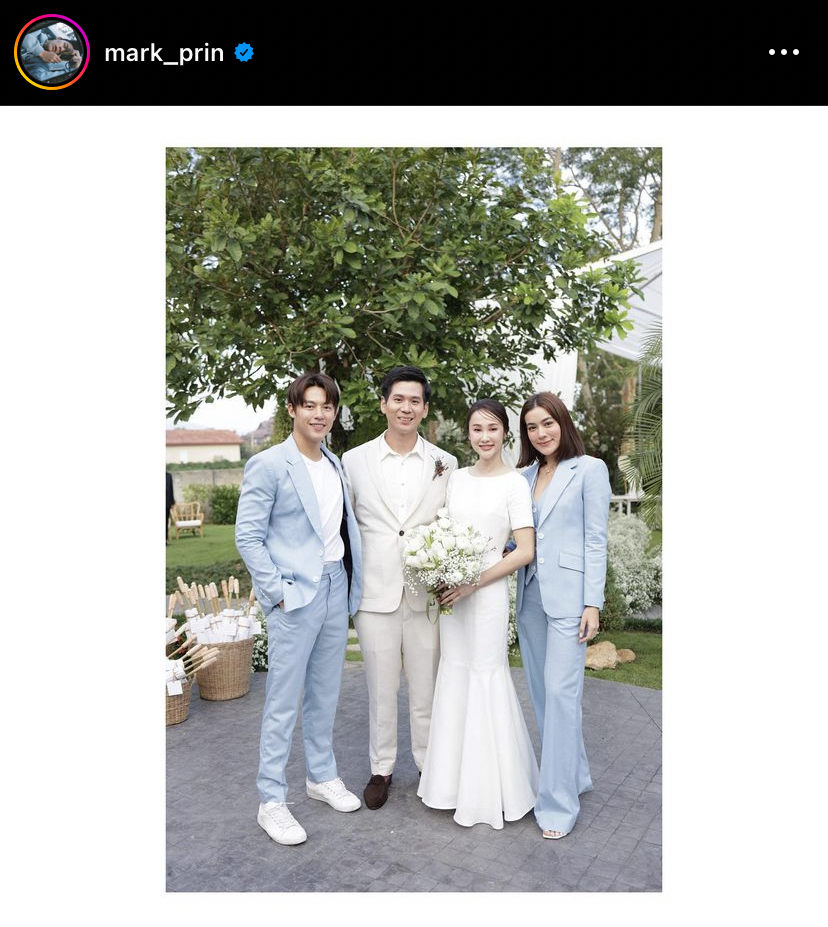 หมาก ควงคู่ คิมเบอร์ลี่ ร่วมยินดีงานแต่งพี่สาว