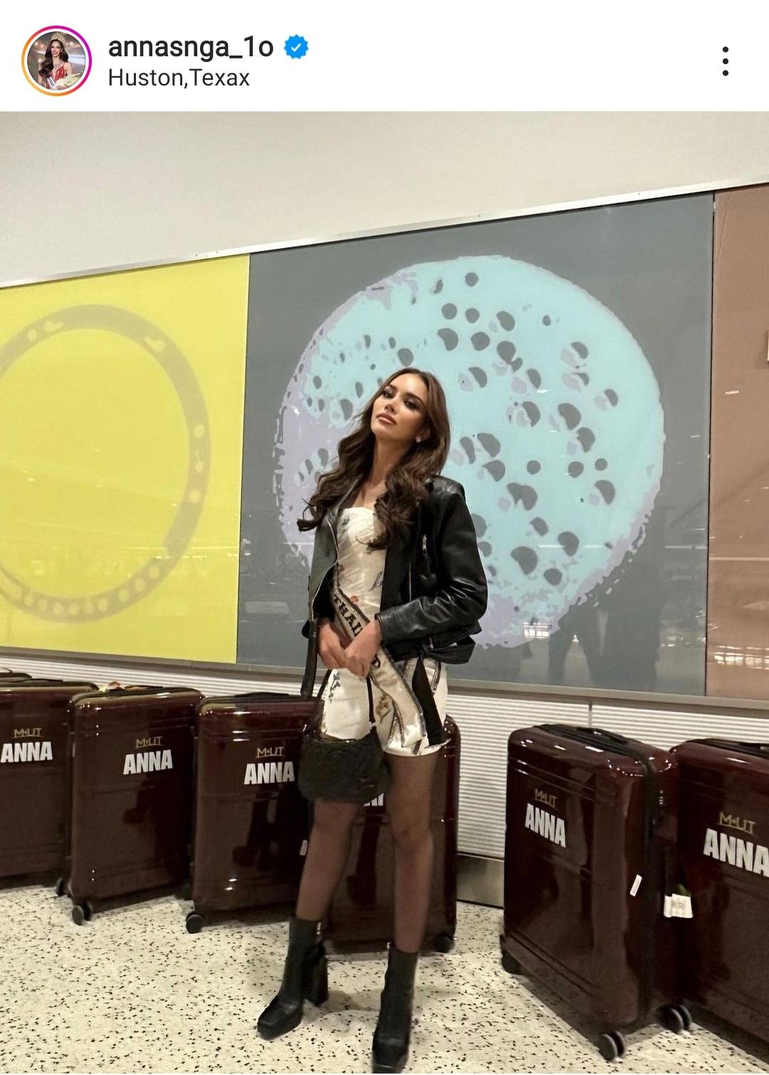 เปิดลุคแรก แอนนา เสืองามเอี่ยม ถึงอเมริกาเตรียมพิชิตมง!!