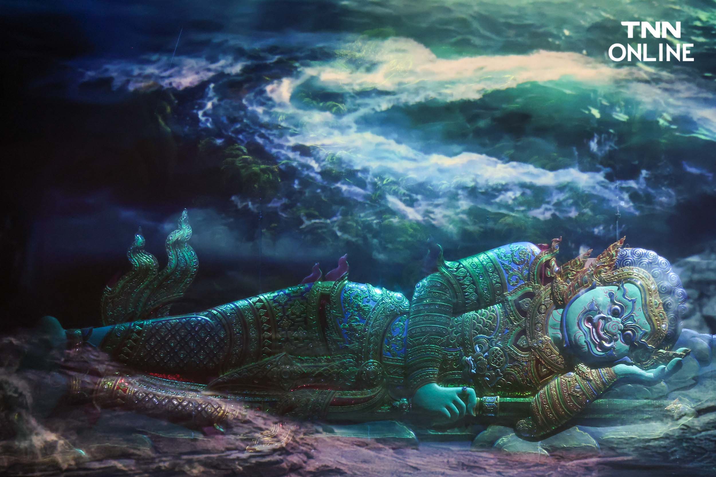 กุมภกรรณทดน้ำ เริ่มแล้วการแสดงโขนมูลนิธิศิลปาชีพฯ กุมภกรรณทดน้ำ เริ่มแล้วการแสดงโขนมูลนิธิศิลปาชีพฯ