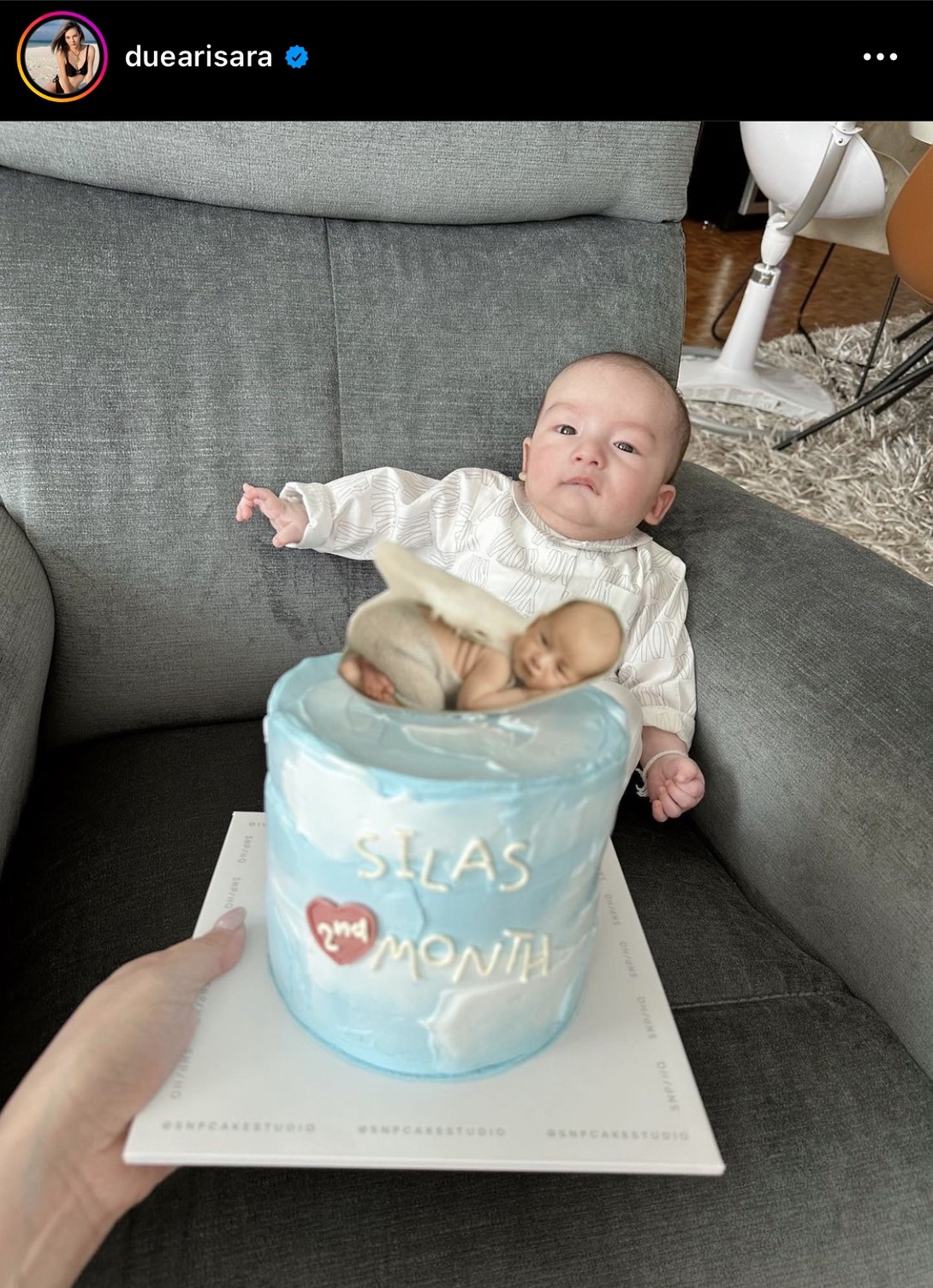ดิว อริสรา โพสต์อวด น้อง ไซลาส ครบ 2 เดือน กับคุณแม่มือใหม่!