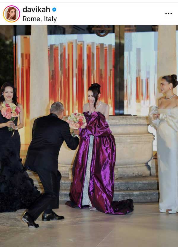 ใหม่ ดาวิกา สวยปัง!โกอินเตอร์ร่วมงานกาล่าแบรนด์หรู ฉลองครบรอบ140ปี