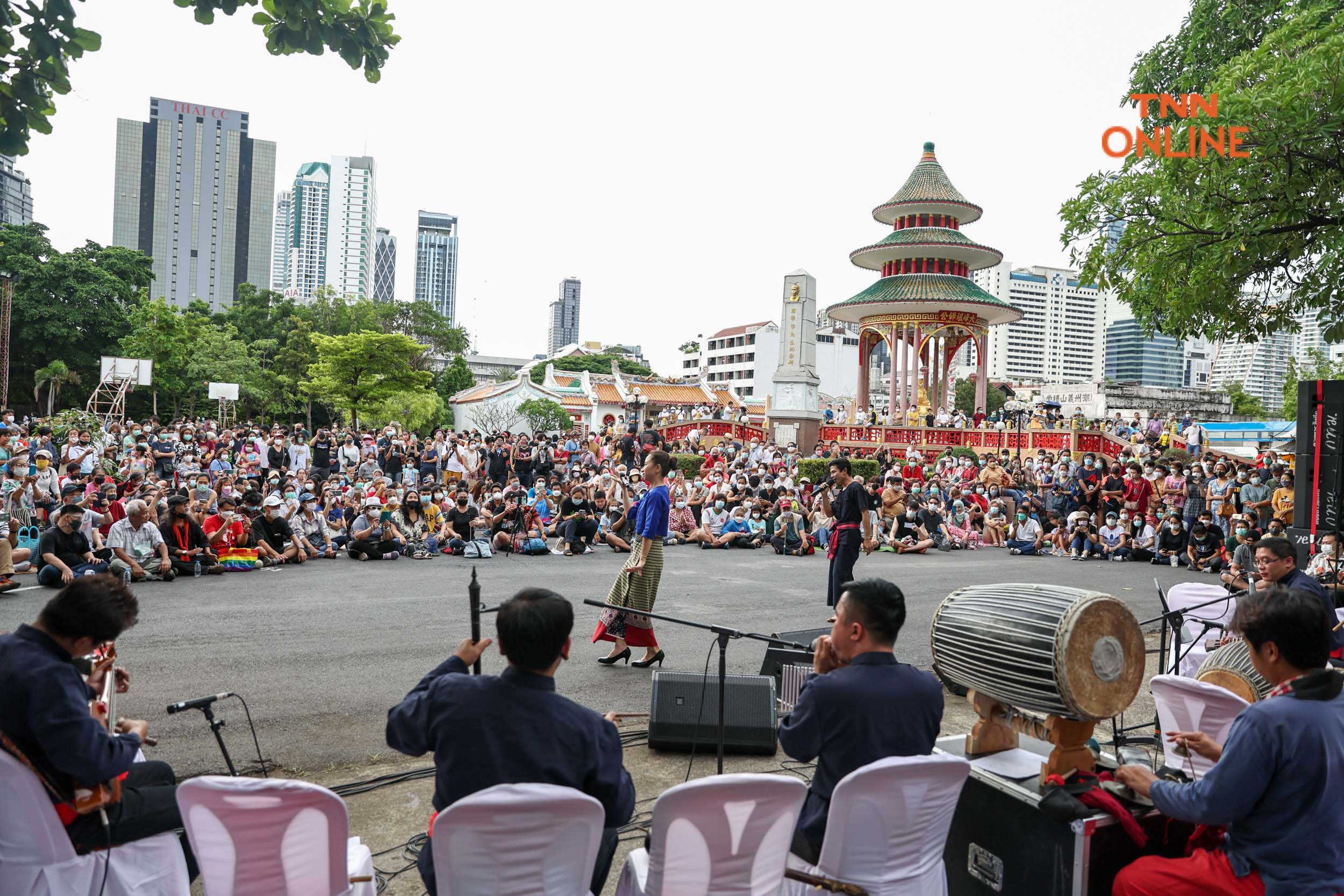 ชัชชาติร่วมงานดนตรีในสวน ประชาชนสนุกสนานผ่านบทเพลงหลากสไตล์