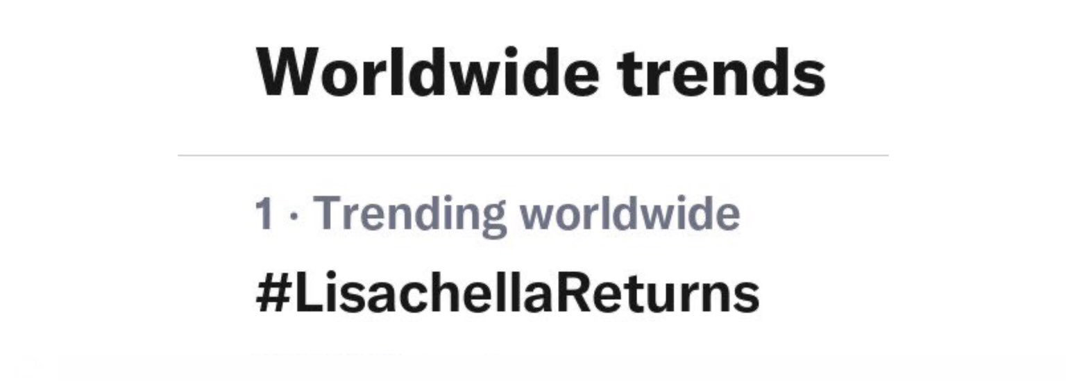 แสนล้านวิว!! 'ลิซ่า’ ทุบสถิติ TikTok ครองเทรนด์โลกต่อเนื่องหลังโชว์เด็ดที่ Coachella แสนล้านวิว!! 'ลิซ่า’ ทุบสถิติ TikTok ครองเทรนด์โลกต่อเนื่องหลังโชว์เด็ดที่ Coachella