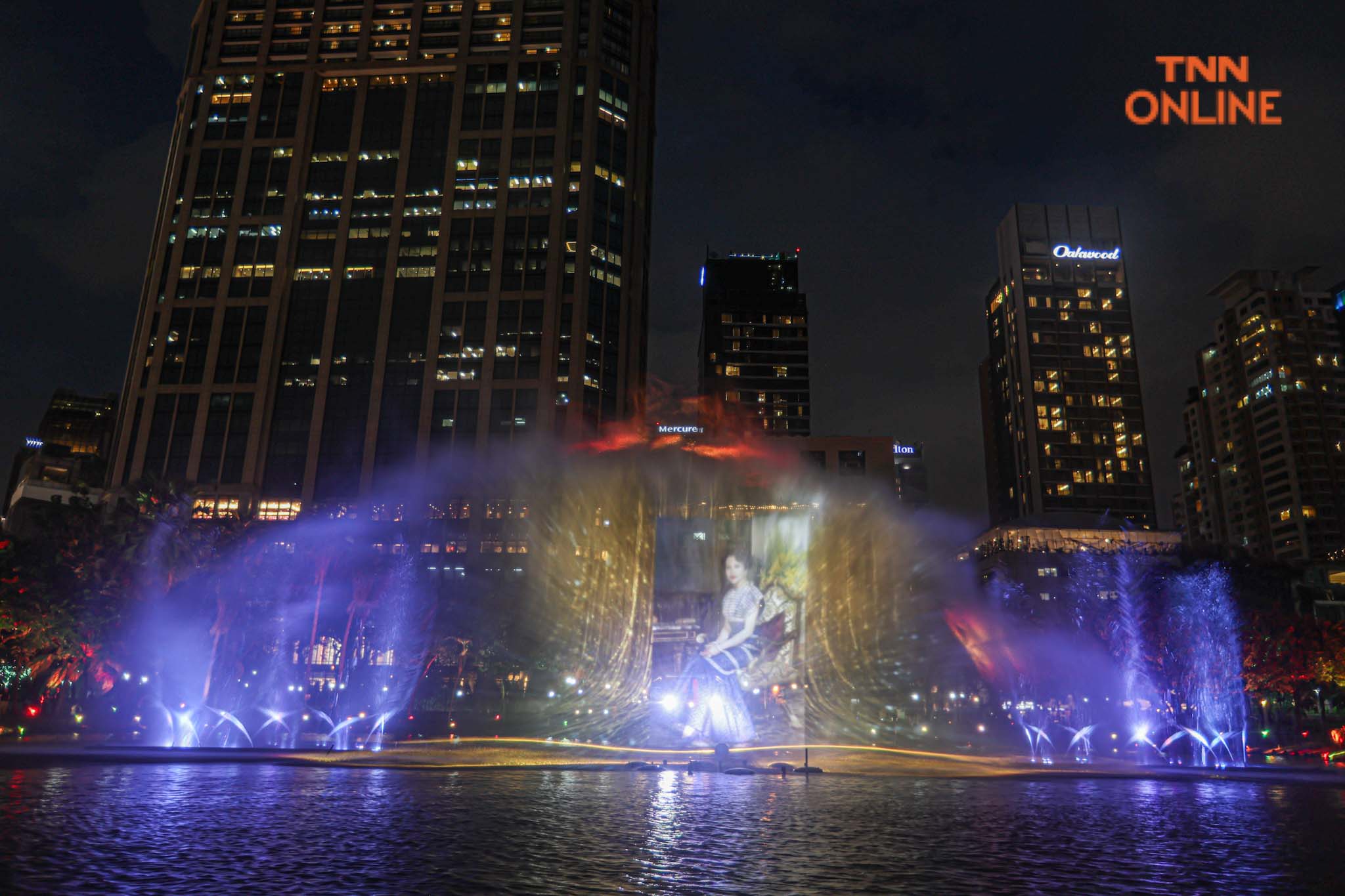 เฉลิมพระเกียรติสมเด็จพระพันปีหลวง แสดงม่านน้ำ ประกอบแสง สี เสียง เฉลิมพระเกียรติสมเด็จพระพันปีหลวง แสดงม่านน้ำ ประกอบแสง สี เสียง