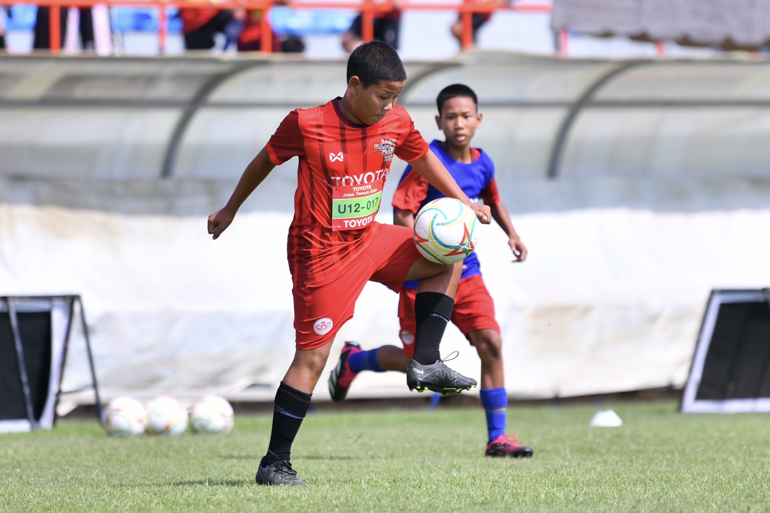 'โตโยต้าจูเนียร์ฟุตบอลคลินิก' สนาม4 บุกสุโขทัยได้เยาวชนฝีเท้าดีเพิ่มเติม