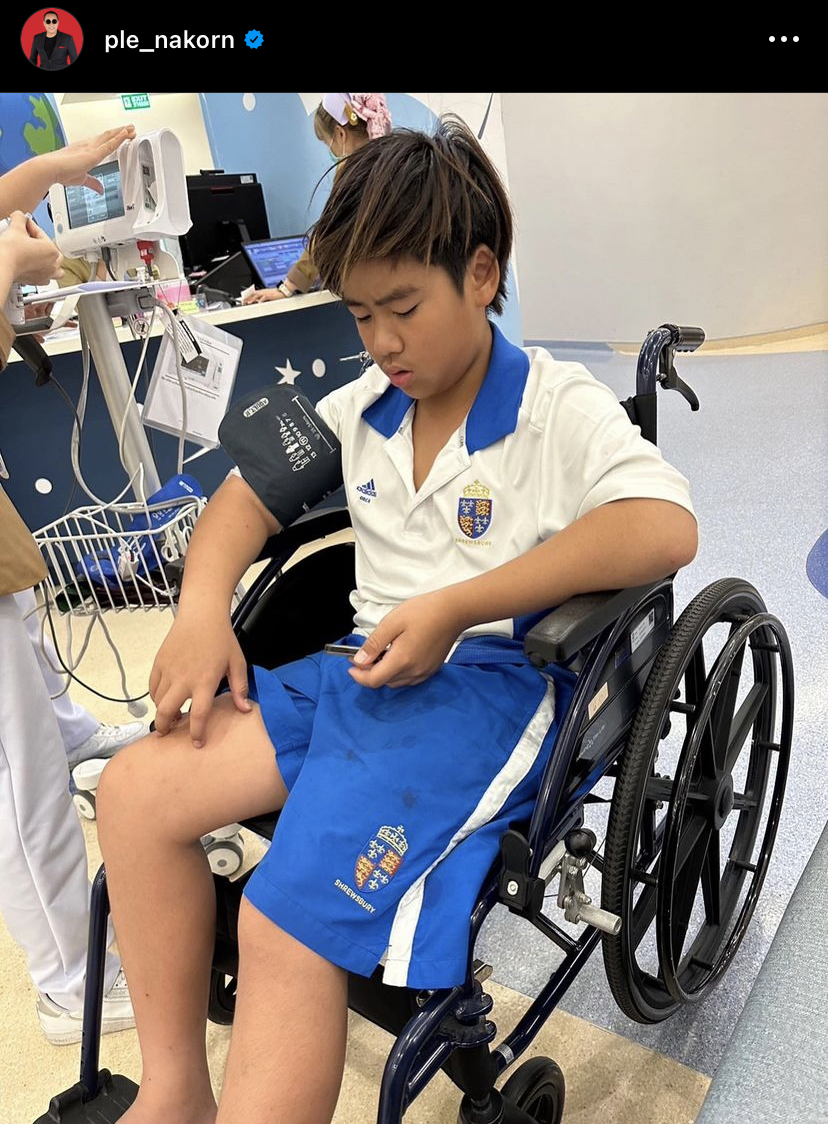 เปิ้ล นาคร ห่วงลูกชาย น้องออก้า หลังบาดเจ็บก่อนเตรียมลงแข่งเจ็ทสกี