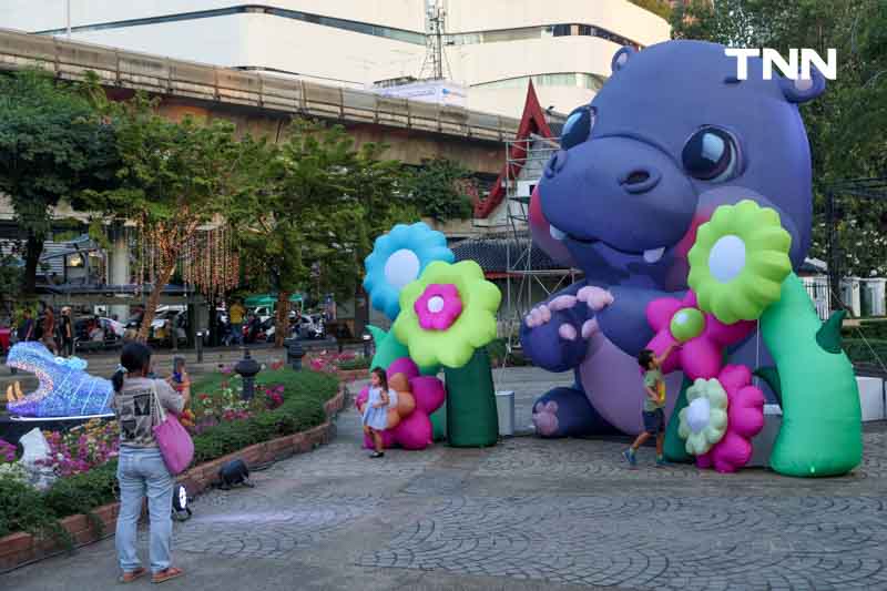 หมูเด้งบุกกรุง แสง สีสุดอลังการ ส่งท้ายปี หมูเด้งบุกกรุง แสง สีสุดอลังการ ส่งท้ายปี