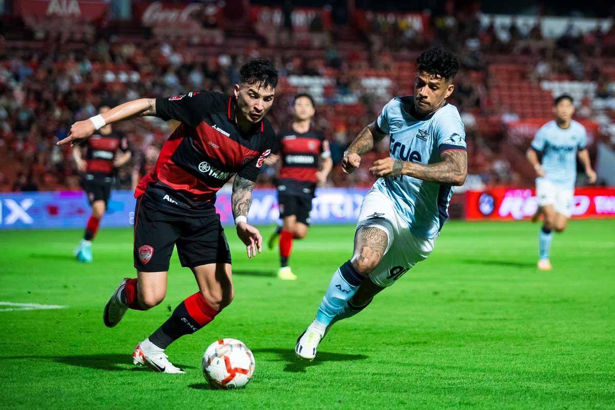 'ทรู แบงค็อก' ยิงนาทีบาป บุกไปทุบ 'เมืองทอง' คาบ้าน 2-1