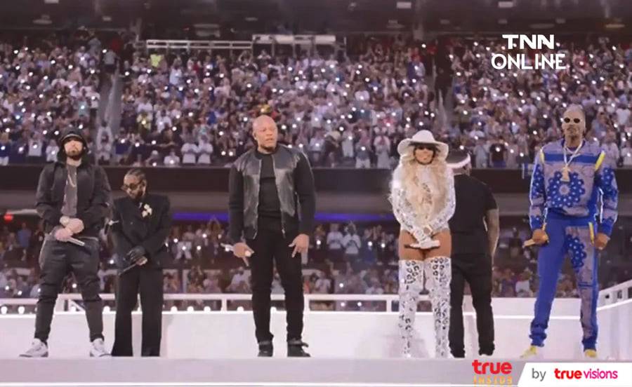 “Dr. Dre” นำทีมศิลปินดังโชว์พักครึ่งเกม “Super Bowl” ครั้งที่ 56 อย่างยิ่งใหญ่ “Dr. Dre” นำทีมศิลปินดังโชว์พักครึ่งเกม “Super Bowl” ครั้งที่ 56 อย่างยิ่งใหญ่