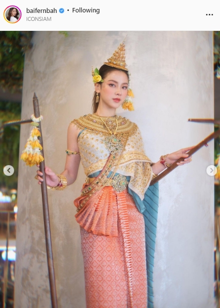 สวยสะกดทุกสายตา! เหล่าคนดังแปลงโฉมเป็น นางกิริณีเทวี