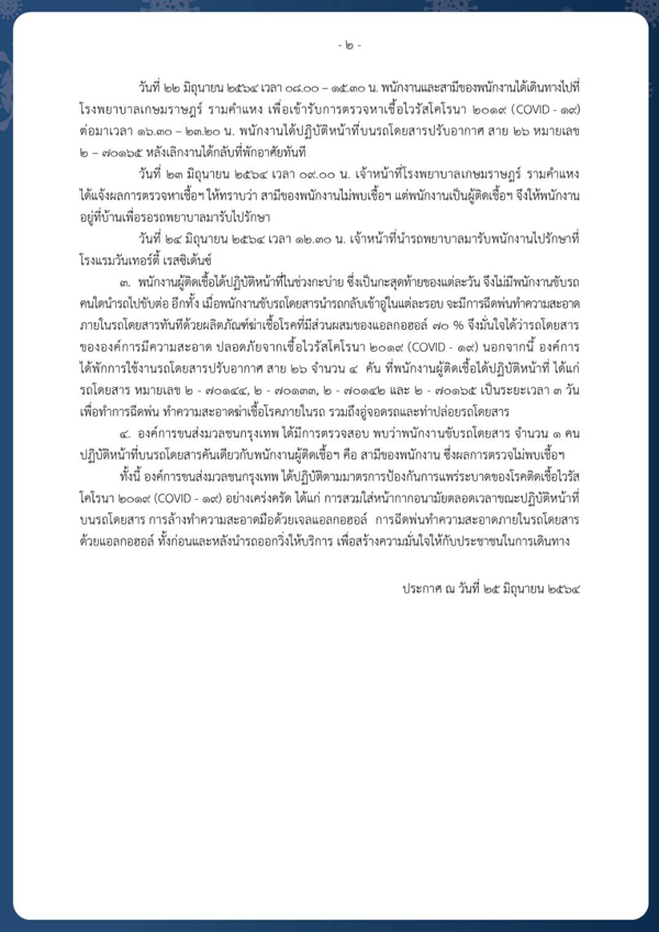 เช็กไทม์ไลน์ด่วน! ขสมก.พบพนักงานติดโควิดเพิ่ม 3 ราย