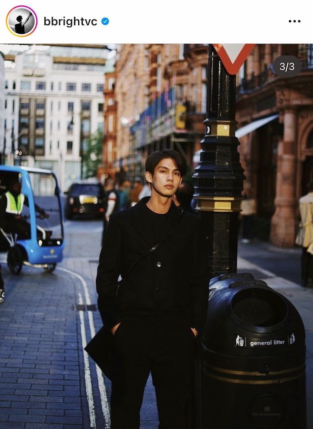 หล่อฮอตที่ลอนดอน!! 'ไบร์ท วชิรวิชญ์’ อุ่นเครื่องแฟนๆ ก่อนชมแฟชั่นโชว์ Burberry ค่ำนี้ หล่อฮอตที่ลอนดอน!! 'ไบร์ท วชิรวิชญ์’ อุ่นเครื่องแฟนๆ ก่อนชมแฟชั่นโชว์ Burberry ค่ำนี้