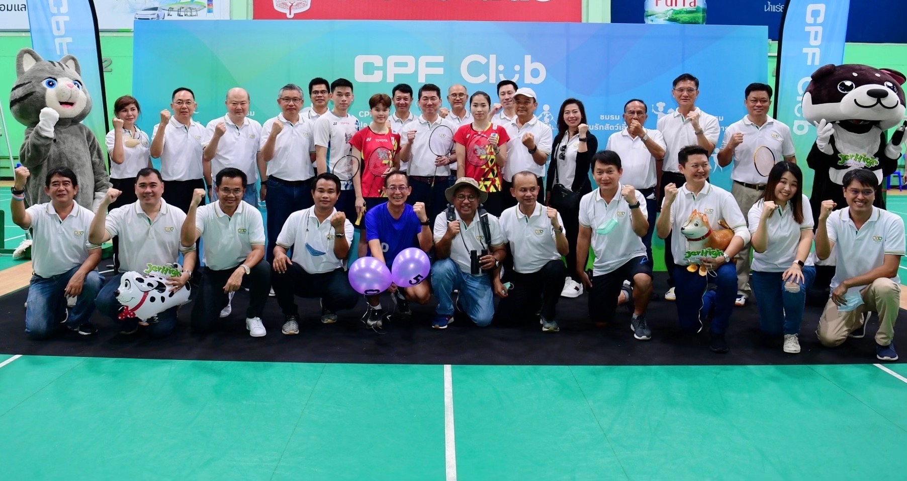 CPF เปิดตัว ชมรมพนักงาน ประเดิมศึกลูกขนไก่คู่หยุดโลก เมย์ รัชนก - CEO ประสิทธิ์