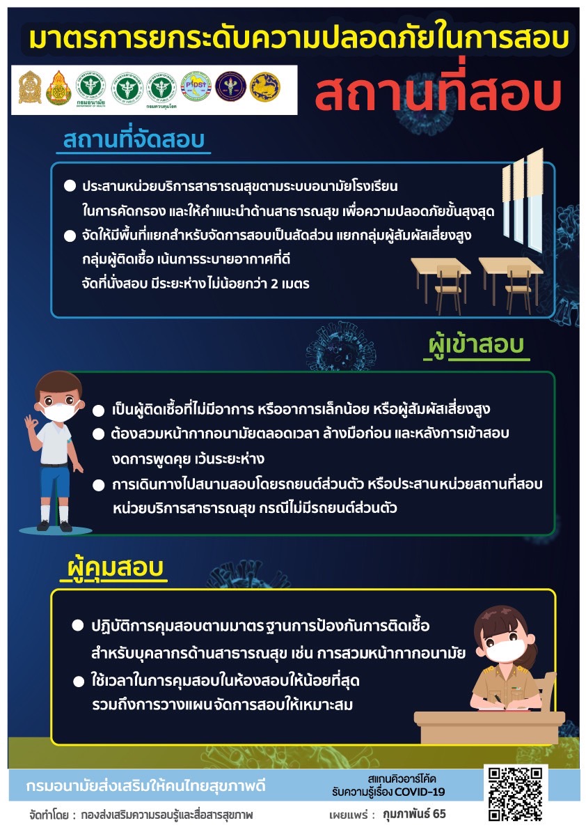 สธ.-ภาคีเครือข่าย เตรียมเสนอ ศบค.เปิดเรียน On-Site
