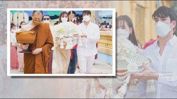 “ณเดชน์ - ญาญ่า” ร่วมงานบุญทอดกฐิน ณ วัดหนองรี จังหวัดฉะเชิงเทรา   (มีคลิป)