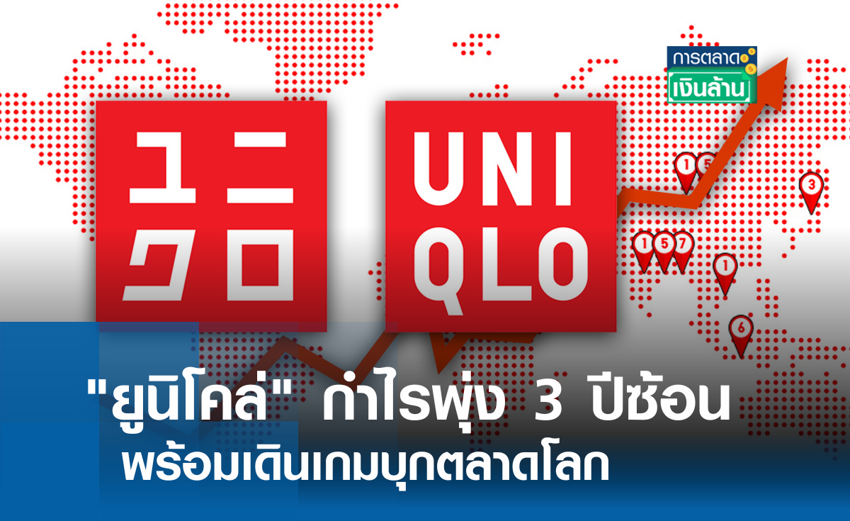 "ยูนิโคล่" กำไรพุ่ง 3 ปีซ้อน พร้อมเดินเกมบุกตลาดโลก l การตลาดเงินล้าน