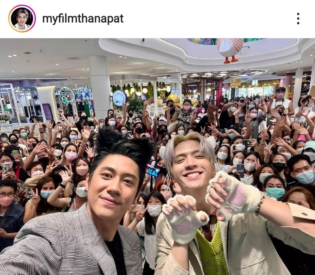 ฟิล์ม ธนภัทร - แจม รัชตะ ปลื้มกระแสปัง ขอบคุณแฟนๆที่ให้การสนับสนุนอย่างดี