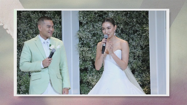 “แพนเค้ก-พี่หมี” เปิดใจหลังเข้าพิธีวิวาห์สุดอบอุ่น  (มีคลิป)