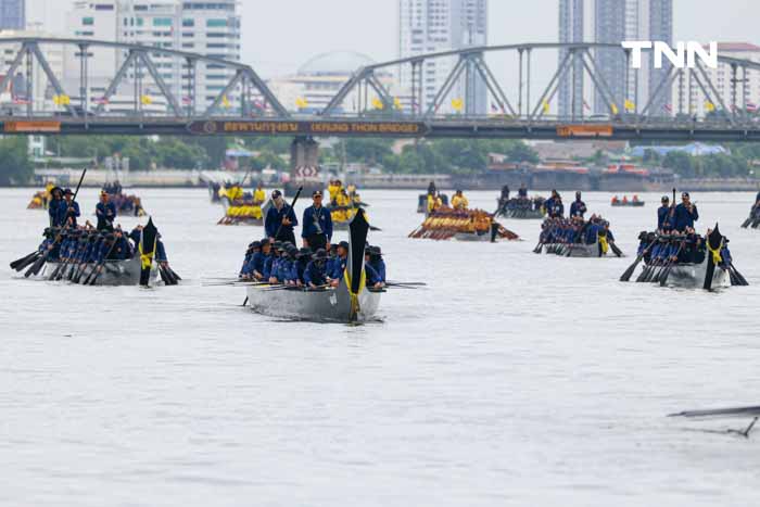 ซ้อมฝีพายบนแม่น้ำเจ้าพระยา เตรียมพร้อมจัดขบวนพยุหยาตราทางชลมารค ซ้อมฝีพายบนแม่น้ำเจ้าพระยา เตรียมพร้อมจัดขบวนพยุหยาตราทางชลมารค