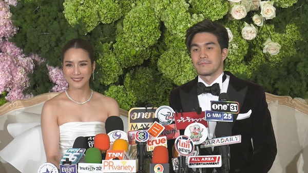 วิวาห์หวานจั๊กจั่น-เค วัฒนา ควงคู่เข้าพิธีมงคลสมรส   (มีคลิป) 