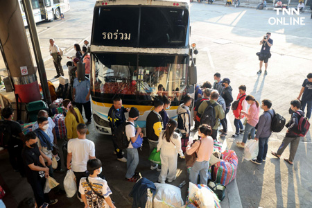 หมอชิต 2 คึกคัก ปชช. ทยอยเดินทางกลับบ้านช่วงเทศกาลปีใหม่ หมอชิต 2 คึกคัก ปชช. ทยอยเดินทางกลับบ้านช่วงเทศกาลปีใหม่