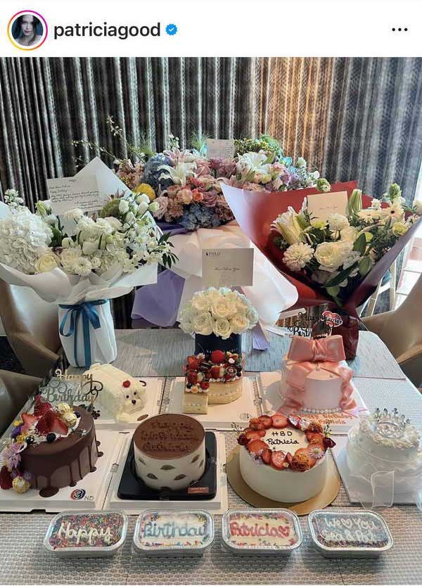 แพทริเซีย อุ้มท้องลูกคนที่ 2 ฉลองวันเกิดครบรอบ 27 ปี พร้อมหน้าครอบครัว แพทริเซีย อุ้มท้องลูกคนที่ 2 ฉลองวันเกิดครบรอบ 27 ปี พร้อมหน้าครอบครัว