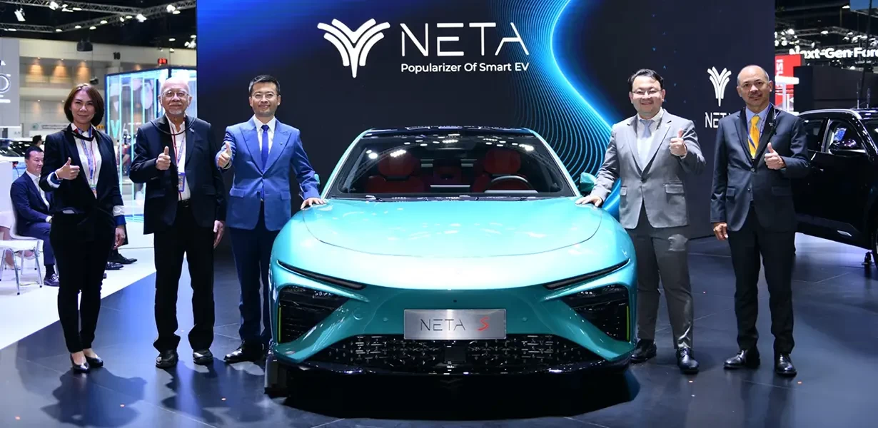 NETA เดินหน้าโครงการผลิตรถยนต์พลังงานไฟฟ้า 100% ในประเทศไทย 