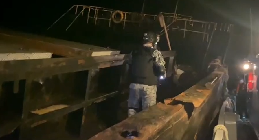 ทัพเรือภาค 2 ทราบชื่อ เรือผี ในน่านน้ำอ่าวไทย ล่าสุดดิ่งสู่ท้องทะเลแล้ว