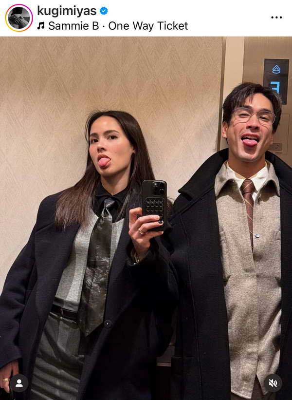 ปีใหม่ 2025 ณเดชน์ - ญาญ่า อวดโมเมนต์สวีทคืนข้ามปี หวานเกินใคร